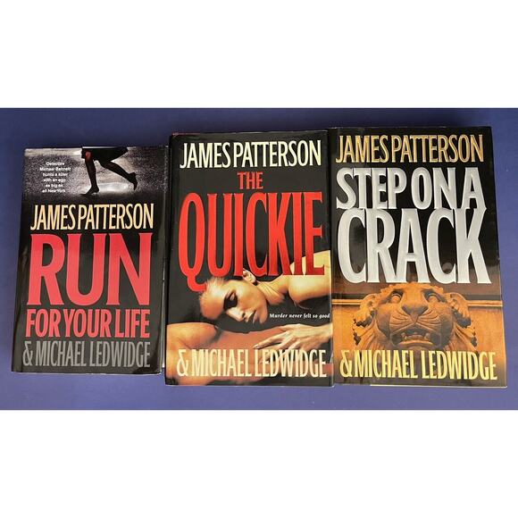 3 James Patterson & Michael Ledwidge Hard Cover Novels - Picture 2 of 2